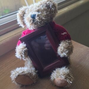 Teddy Bear Holding Picture Fram